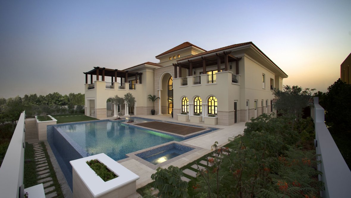 luxury Modern Arabic style mansion villa for sale in District One