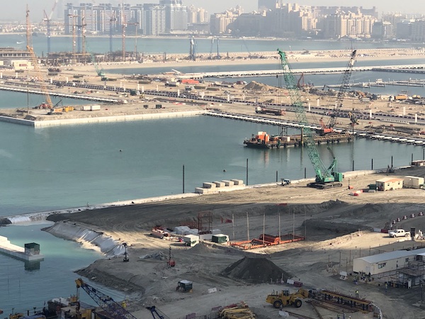 Grosvenor House view of Dubai Harbour